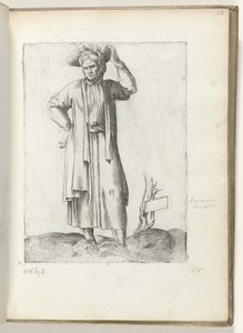 spanyol földbirtokos kb. 1550 Korunk különböző nemzeteinek attitűdjei (sorozat címe) alkotó: Enea Vico