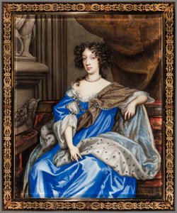 Modenai Mária-portré, 1673 körül. alkotó: English Nicholas Dixon c. 1645¨after 1708.