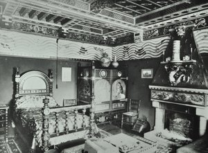 9 Melbury Road: hálószoba, 1890 alkotó: English Photographer