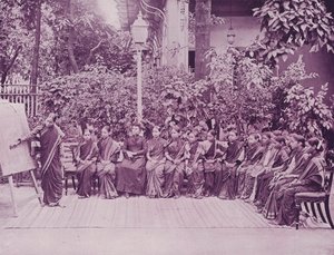 Egy hindu lányiskola alkotó: English Photographer