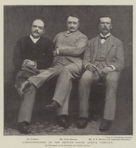 A British South Africa Company adminisztrátorai alkotó: English Photographer