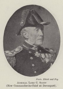 Lord C Scott admirális, Devonport új főparancsnoka alkotó: English Photographer
