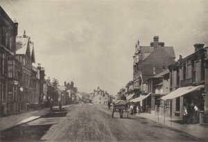 Aldeburgh, High Street (fekete-fehér fotó) alkotó: English Photographer
