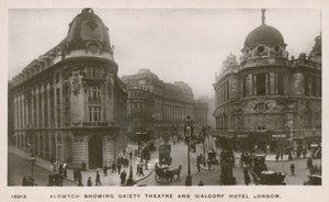 Aldwych a Gaiety színházat és a Waldorf Hotelt mutatja be alkotó: English Photographer