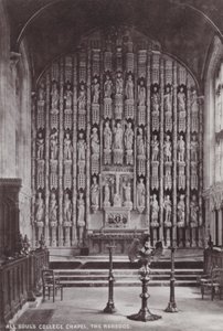 All Souls College Chapel, The Reredos alkotó: English Photographer
