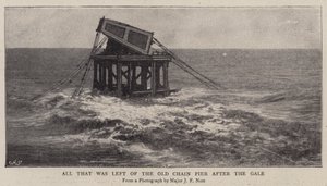 Minden, ami az Old Chain Pier-ből maradt a Gale után alkotó: English Photographer
