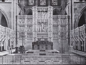 Oltár és Reredos, Truro katedrális (f/w fotó) alkotó: English Photographer