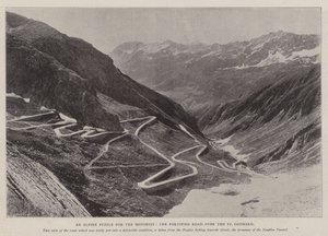Alpesi rejtvény az autósoknak, a Szent Gothard feletti erődített út alkotó: English Photographer