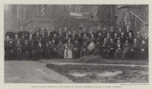A Church of England Temperance Society éves egyházmegyei fesztiválja Doverben, október 17-én alkotó: English Photographer