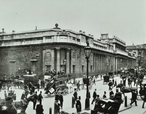 Bank of England, Threadneedle Street, City of London, 1890 alkotó: English Photographer