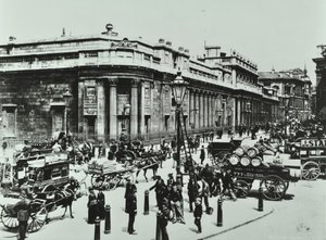 Bank of England, Threadneedle Street, City of London, 1890 alkotó: English Photographer