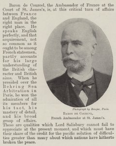 Baron de Courcel, francia nagykövet a St James