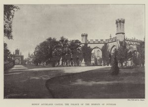 Bishop Auckland Castle, a durhami püspökök palotája alkotó: English Photographer