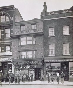 Bishopsgate, Alfred und John Bool (1850-1900) és Henry Dixon (1820-92) történelmi londoni épületeiből alkotó: English Photographer