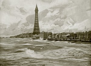 Blackpool, Eiffel-toronyával (f/w fotó) alkotó: English Photographer