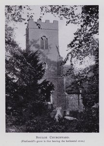 Boulge Churchyard (f/w fotó) alkotó: English Photographer