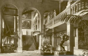 Bowes Múzeum, Barnard kastély, Durham megye (f/w fotó) alkotó: English Photographer
