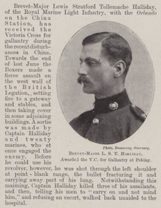 Brevet-Major L S T Halliday, a VC kitüntetést a vitézségért Pekingben alkotó: English Photographer