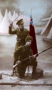 Brit és indiai katonák, I. világháború alkotó: English Photographer