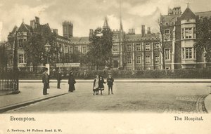 Brompton Hospital, London (f/w fotó) alkotó: English Photographer