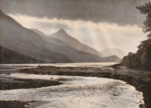 Tomboló vihar a Glencoe-i Pap fölött (színes fotó) alkotó: English Photographer