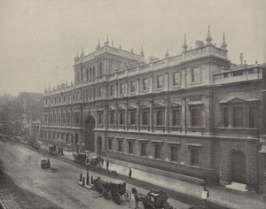 Burlington House (fekete-fehér fotó) alkotó: English Photographer