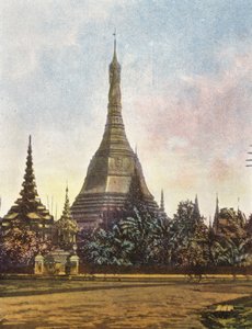 Burma / Mianmar: Pagoda, Rangoon (színes fotó) alkotó: English Photographer