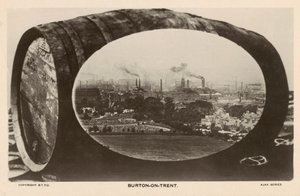 Burton-on-Trent, Staffordshire, a brit söripar hagyományos központja (f/w fotó) alkotó: English Photographer