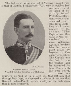 FitzClarence kapitány, a Mafeking melletti vitézségért kitüntetett VC alkotó: English Photographer