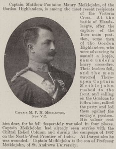 M F M Meiklejohn kapitány, új VC alkotó: English Photographer