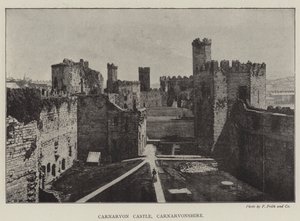 Carnarvon kastély, Carnarvonshire alkotó: English Photographer