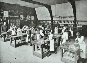 Asztalos osztály, 1896 alkotó: English Photographer