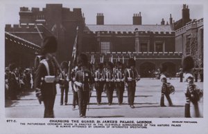 Őrségváltás, Szent Jakab-palota, London (f/w fotó) alkotó: English Photographer