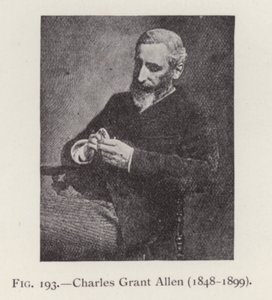 Charles Grant Allen (1848-1899), portré (f/w fotó) alkotó: English Photographer