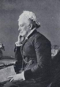 Charlotte Mary Yonge (fekete-fehér fotó) alkotó: English Photographer