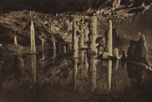 Cheddar-barlangok: (fekete-fehér fotó) alkotó: English Photographer