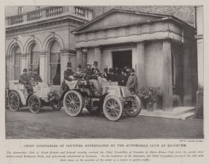 A megyék főtisztje, akit a richmondi Automobile Club szórakoztat alkotó: English Photographer
