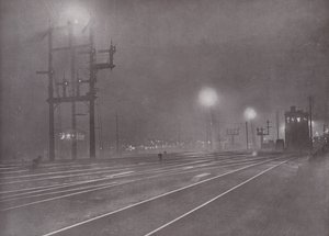 Clapham Junction éjjel alkotó: English Photographer