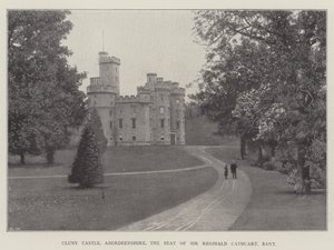 Cluny kastély, Aberdeenshire, Sir Reginald Cathcart székhelye, Baronet alkotó: English Photographer