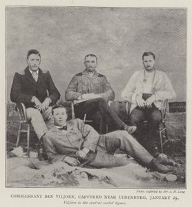 Ben Viljoen parancsnok, Lydenburg közelében elfogták, január 25-én alkotó: English Photographer