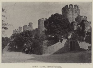 Conway kastély, Carnarvonshire alkotó: English Photographer