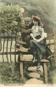 Pár ölelkező vidéki stílusban (színes fotó) alkotó: English Photographer