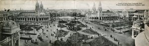 Művészeti Bíróság a kongresszusi teremből, francia-brit kiállítás, London, 1908 alkotó: English Photographer
