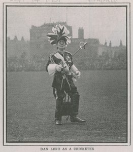 Dan Leno krikettjátékosként alkotó: English Photographer