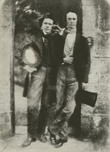 David Octavius Hill (balra) és W B Johnstone, a Scotish National Gallery igazgatója (f/w fotó) alkotó: English Photographer
