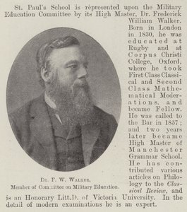 Dr. F W Walker, a Katonai Oktatási Bizottság tagja alkotó: English Photographer
