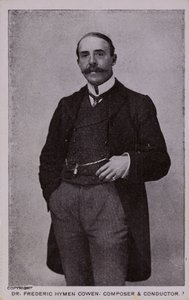 Dr. Frederic Hymen Cowen zeneszerző, zongoraművész és karmester (1852-1935) alkotó: English Photographer