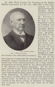 Dr. J Ward Cousins, a Brit Orvosi Szövetség új elnöke alkotó: English Photographer