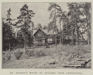 Dr. Nansens ház Lysakerben, Christiania közelében alkotó: English Photographer