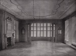 Szalon, kilátással Bayre, Ashorne Hill House, Leamington közelében, Angliában (f/w fotó) alkotó: English Photographer
